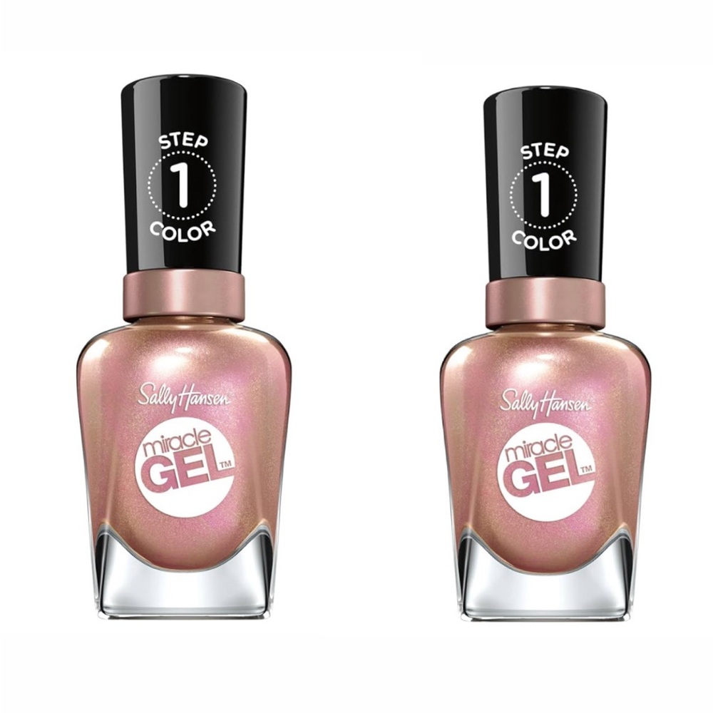 2 Pack Sally Hansen Miracle Gel Nail Polish 174 Shhh-immer